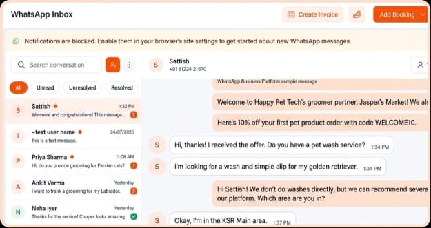 Keep pet parents in the loop