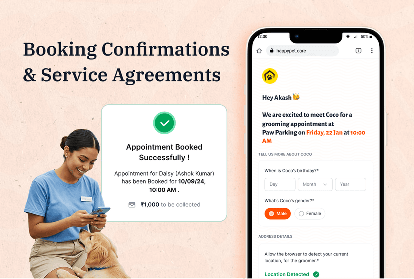 Booking Confirmations