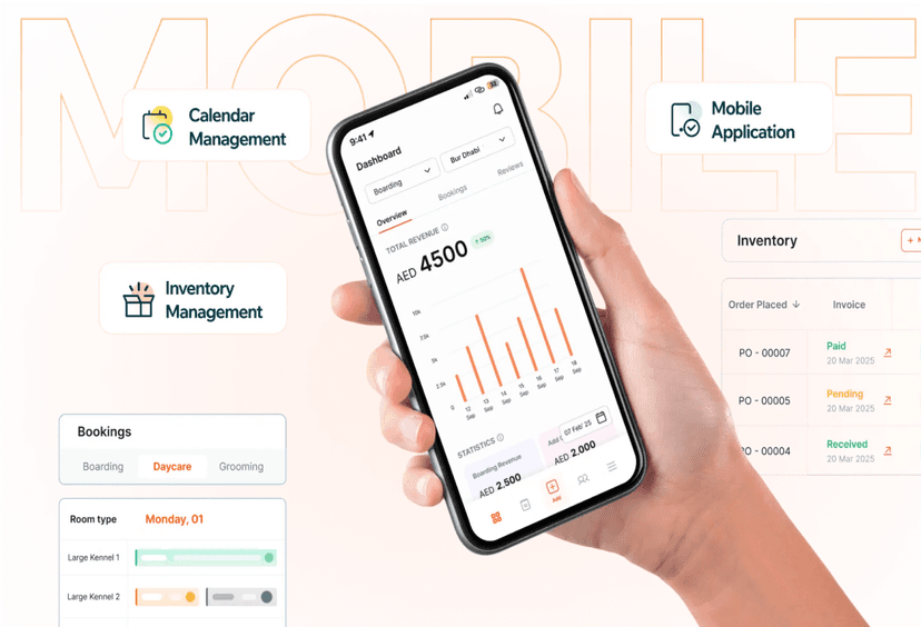 Happy pet Mobile App Features