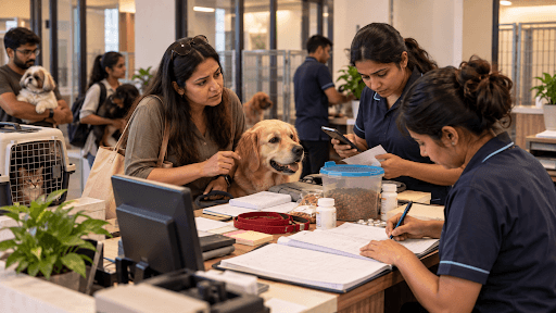 Inconsistent Pet Boarding Check-Ins