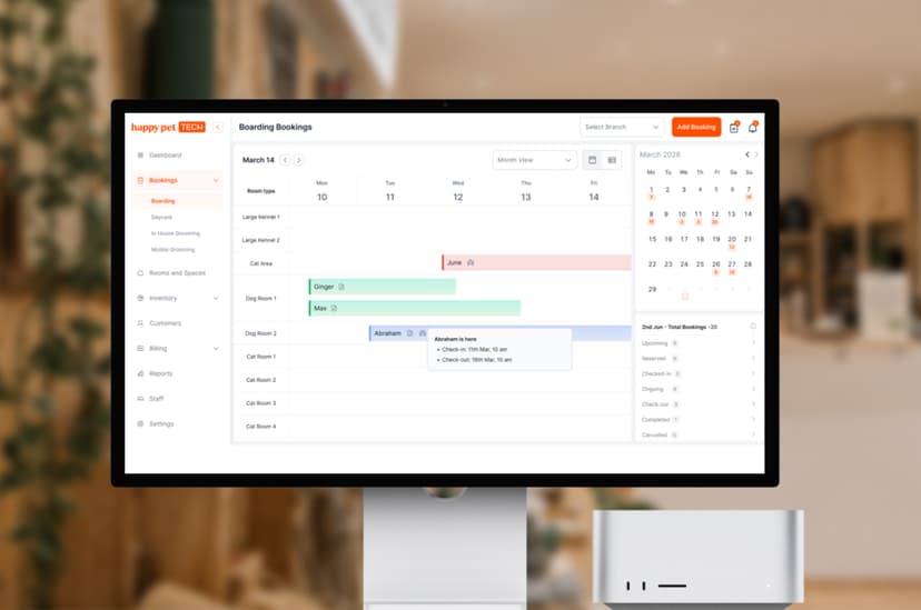 One unified calendar gives visibility across operations