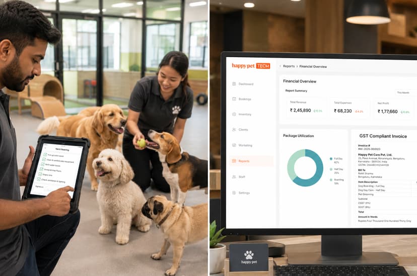 daycare staffs keep updating booking and so that pet parent can get updates .