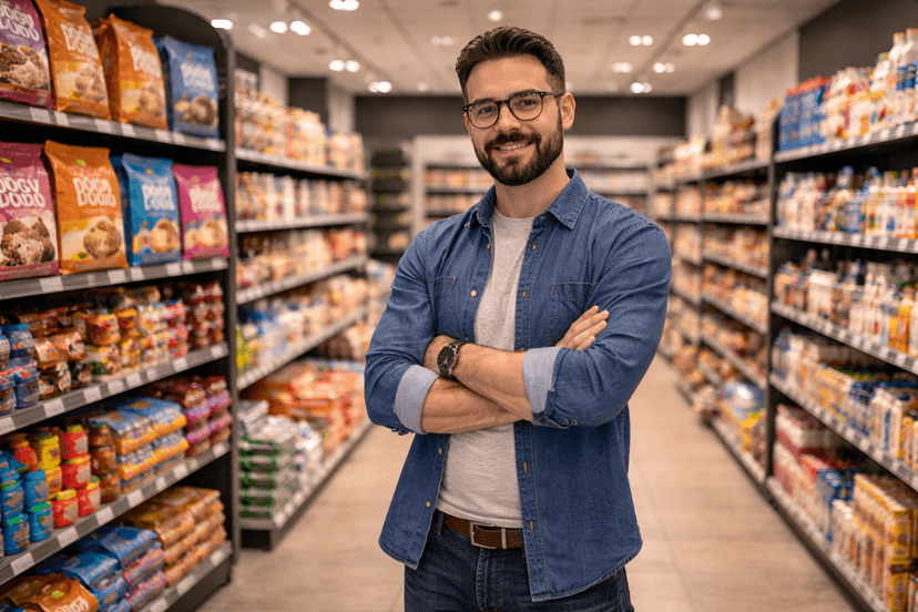 pet business owner happy pet inventory customer