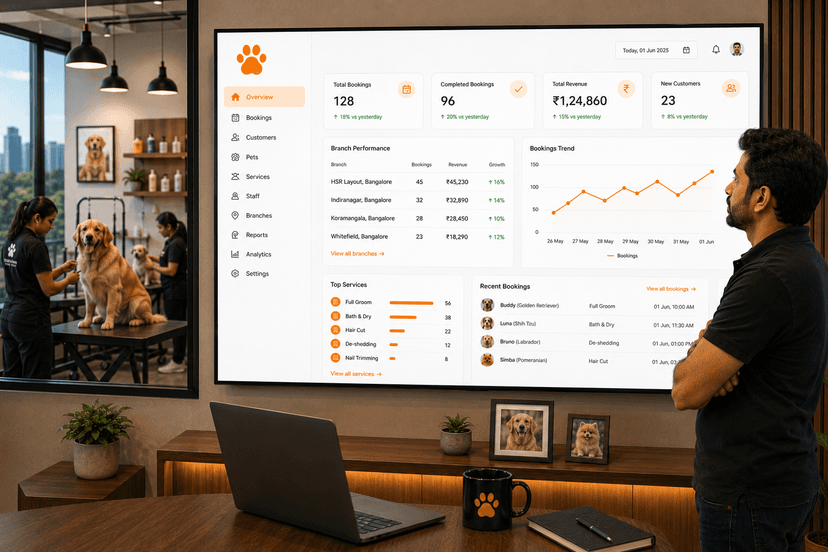 pet business owner wants to start day 1